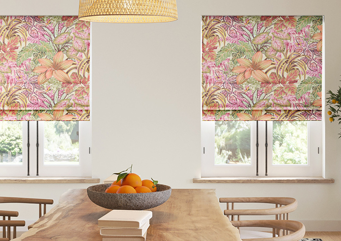 Canopy, Blood Orange - Motorised Roman Blind - Image 3